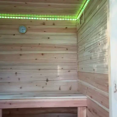 Custom built sauna in dallas texas
